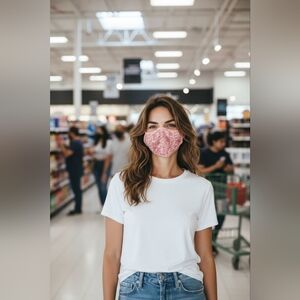 Women's Luxury Fashionable Spectacular Sparkling Face Mask w/ Rhinestones!